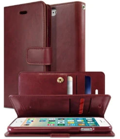 Premium Wine IPhone XS MAX Mercury Mansoor Diary Wallet Case