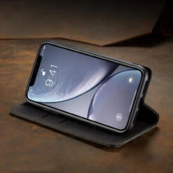 Business IPhone XS CaseMe Slim Magnetic Wallet Case - Black -Cheap NewCase Store iphone xs xsmax xr caseme wallet black 4 53835.1657603161
