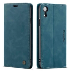 Premium IPhone XS CaseMe Slim 2 Card Slot Wallet Case - Blue