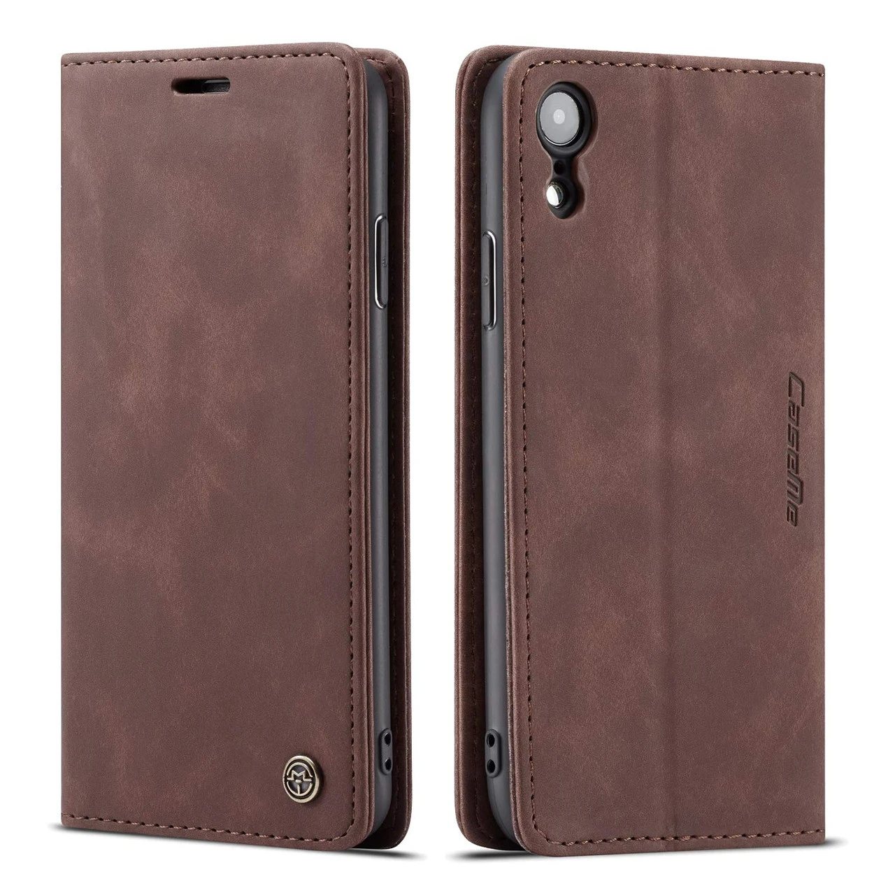 Coffee CaseMe Compact Flip Quality Wallet Case For IPhone XR 1 Coffee CaseMe Compact Flip Quality Wallet Case For IPhone XR