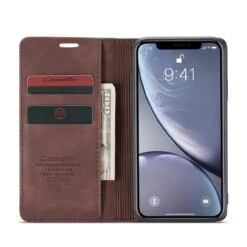 Business IPhone XS Max CaseMe Soft Matte Wallet Case - Coffee -Cheap NewCase Store iphone xs xsmax xr caseme wallet coffee 2 60730.1569835873
