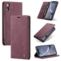 Wine CaseMe Compact Flip Premium Wallet Case For IPhone XR 13 Wine CaseMe Compact Flip Premium Wallet Case For IPhone XR -Cheap NewCase Store iphone xs xsmax xr caseme wallet wine 2 50165.1647489452