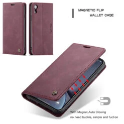 Wine CaseMe Compact Flip Premium Wallet Case For IPhone XR 12 Wine CaseMe Compact Flip Premium Wallet Case For IPhone XR -Cheap NewCase Store iphone xs xsmax xr caseme wallet wine 5 01618.1647489452