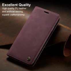 Premium IPhone XS CaseMe Soft Matte Wallet Case - Wine -Cheap NewCase Store iphone xs xsmax xr caseme wallet wine 7 54189.1687919686