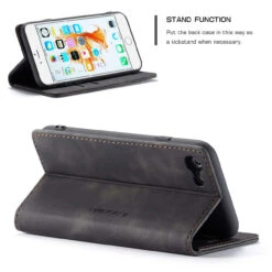 IPhone 5 / 5S / SE 1st Gen (2016) CaseMe Compact Wallet Case - Black -Cheap NewCase Store iphone5 6 7 8 caseme wallet black 5 76208.1687312052