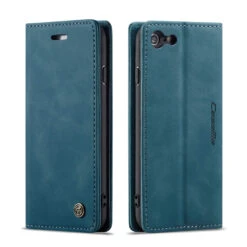 Blue CaseMe Slim 2 Card Slot Wallet Case For IPhone 6 / 7 / 8 / SE 2020