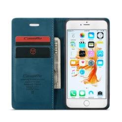 Blue IPhone 5 / 5S / SE 1st Gen CaseMe Slim Magnetic Wallet Case 13 Blue IPhone 5 / 5S / SE 1st Gen CaseMe Slim Magnetic Wallet Case -Cheap NewCase Store iphone5 6 7 8 caseme wallet blue 3 23667.1687312047