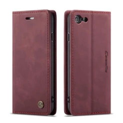 Wine CaseMe Business Wallet Case For IPhone 5 / 5S / SE 1st Gen (2016)