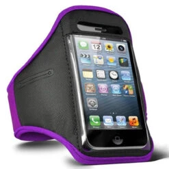 IPhone 5 5S 5C Sports Armband Case Cover - Purple