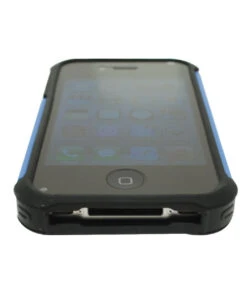 Blue And Black Apple IPhone 4 / 4S Defender Case -Cheap NewCase Store iphone 4 4s heavy duty case blue 3 70638.1644226618