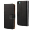 Black Premium Apple IPhone 5C Genuine Leather Wallet Case Cover