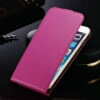 Hot Pink Apple IPhone 6 / 6S (4.7") Cover Genuine Leather Flip Case