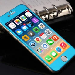 Blue Apple IPhone 6 / 6S 4.7" Full Cover Tempered Glass Screen Protector -Cheap NewCase Store iphone 6 titanium frame glass blue 4 1 83457.1446071677
