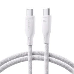 1M JOYROOM 60W USB Type C To Type-C Fast Charge Data Cable - White
