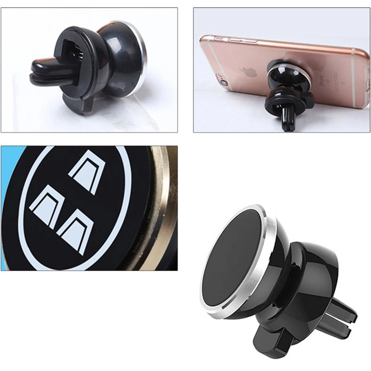 Magnetic Car Holder Air Vent Mount 360 Degree Rotation Phone Holder 2 Magnetic Car Holder Air Vent Mount 360 Degree Rotation Phone Holder - Image 2