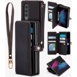 Galaxy Z Fold 4 Mercury Noble Wallet 5 Card 1 Cash Holder Case