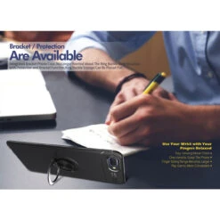 Blue Shock Proof Metal Holder 360 Ring Stand Case For Oppo AX5 / A3S -Cheap NewCase Store oppo a3s slim shock proof ring black 5 16165.1600388765