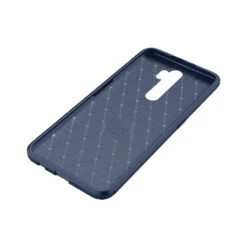 Navy Oppo A5 / A9 2020 Slim Shock Proof Carbon Fibre Case Cover -Cheap NewCase Store oppo a5 2020 textured carbon fibre blue 7 35605.1600826973
