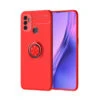 Red Shock Proof Metal Circle Holder 360 Ring Stand Case For OPPO A53