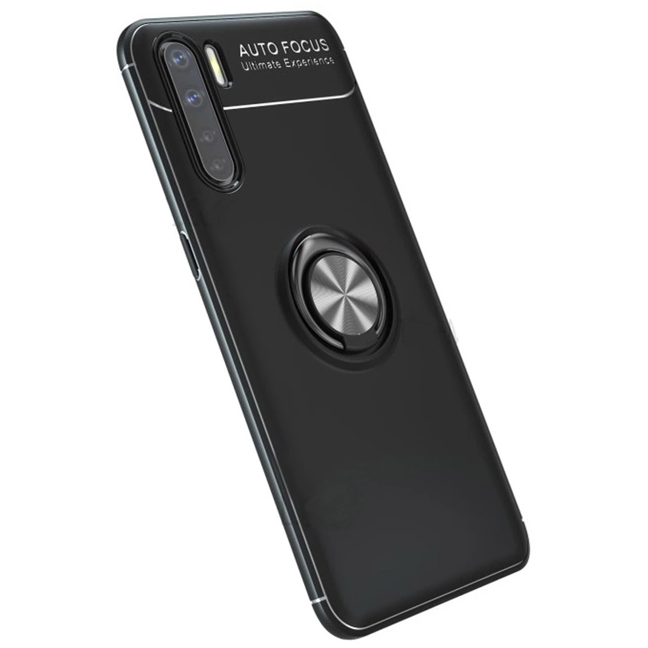 Black Oppo A91 Slim Shock Proof Armor Metal 360 Ring Stand Case 1 Black Oppo A91 Slim Shock Proof Armor Metal 360 Ring Stand Case