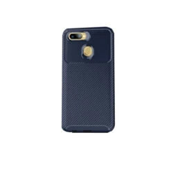 Navy Oppo AX7 Slim Armor Shock Proof Carbon Fibre Case Cover -Cheap NewCase Store oppo ax5s textured carbon fibre blue 6 86268.1600823722