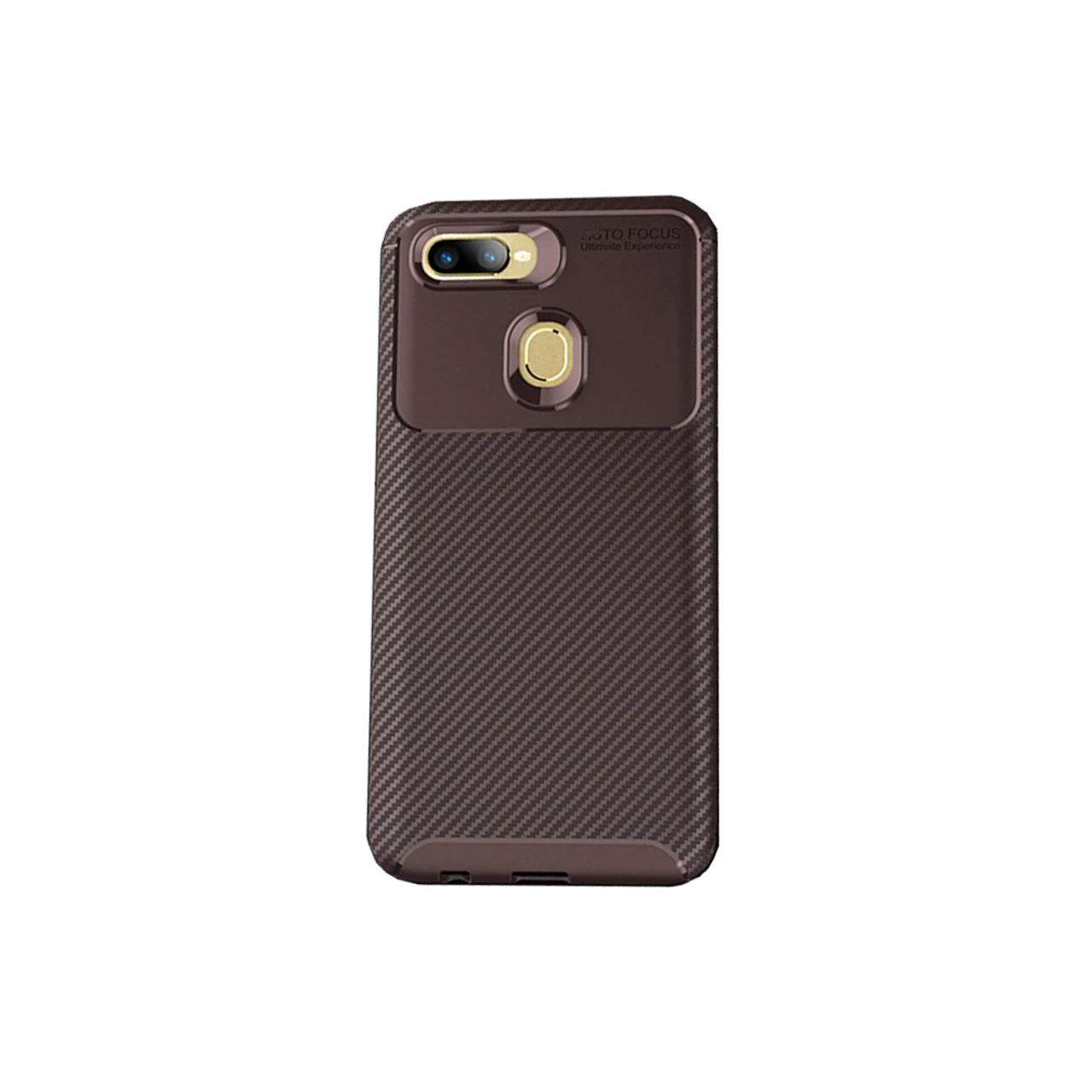 Brown Oppo AX5 / A3S Flexible Shock Proof Carbon Fibre Case 4 Brown Oppo AX5 / A3S Flexible Shock Proof Carbon Fibre Case - Image 4