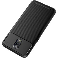 Black Oppo R17 Flexible Slim Armor Carbon Fibre Protective Case -Cheap NewCase Store oppo r17 carbon fibre case black 4 76192.1685497828