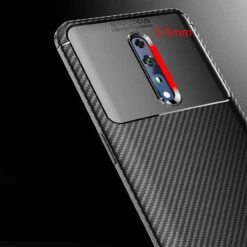 Black Oppo Reno Z Slim Armor Shock Proof Carbon Fibre Case -Cheap NewCase Store oppo reno z textured carbon fibre black 4 66216.1600827299
