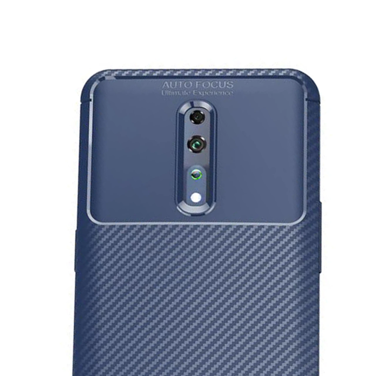 Navy Oppo Reno Z Slim Armor Shock Proof Carbon Fibre Case 2 Navy Oppo Reno Z Slim Armor Shock Proof Carbon Fibre Case - Image 2