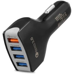 Qualcomm QC 3.0 Car Charger 4 USB Port Fast Charging Adapter