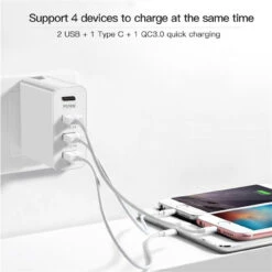 Qualcomm QC3.0 48W PD Fast Charging Multi Port USB Wall Charger 13 Qualcomm QC3.0 48W PD Fast Charging Multi Port USB Wall Charger -Cheap NewCase Store qualcomm 3 charger 4 port white 4 15702.1683685264