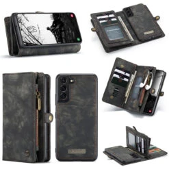 Black CaseMe 11 Card Slot Wallet Magnetic Case For Samsung Galaxy S22 11 Black CaseMe 11 Card Slot Wallet Magnetic Case For Samsung Galaxy S22 -Cheap NewCase Store samsung galaxy s22 caseme multifunctional wallet black 6 83454.1687255293