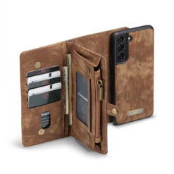 Brown CaseMe 11 Card Slot Wallet Magnetic Case For Samsung Galaxy S22 9 Brown CaseMe 11 Card Slot Wallet Magnetic Case For Samsung Galaxy S22 -Cheap NewCase Store samsung galaxy s22 caseme multifunctional wallet brown 4 80631.1687238275