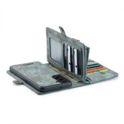 Blue Samsung Galaxy S22+ Plus 2 In 1 Multi-Functional Wallet Shock Proof Case -Cheap NewCase Store samsung galaxy s22 plus caseme multifunctional wallet blue 3 83361.1681795308