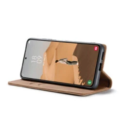 Brown CaseMe Slim 2 Card Slot Classy Wallet Case For Samsung Galaxy S22+ Plus -Cheap NewCase Store samsung galaxy s22 plus caseme slim wallet brown 3 39778.1690945703