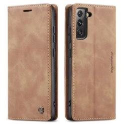 Brown CaseMe Slim 2 Card Slot Classy Wallet Case For Samsung Galaxy S22+ Plus -Cheap NewCase Store samsung galaxy s22 plus caseme slim wallet brown 5 79110.1690945703