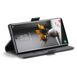 Black Samsung Galaxy S22 Ultra CaseMe Slim 2 Card Slot Classy Wallet Case -Cheap NewCase Store samsung galaxy s22 ultra caseme slim wallet black 8 62019.1681772319