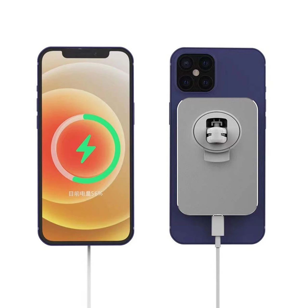 X19 Magsafe Car Air Vent 15W Fast Charging Qi Magnetic Wireless Charger - White 5 X19 Magsafe Car Air Vent 15W Fast Charging Qi Magnetic Wireless Charger - White - Image 5